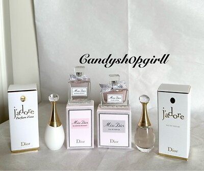 4PC DIOR Jadore Parfum d'eau/Jadore/Miss Dior Blooming