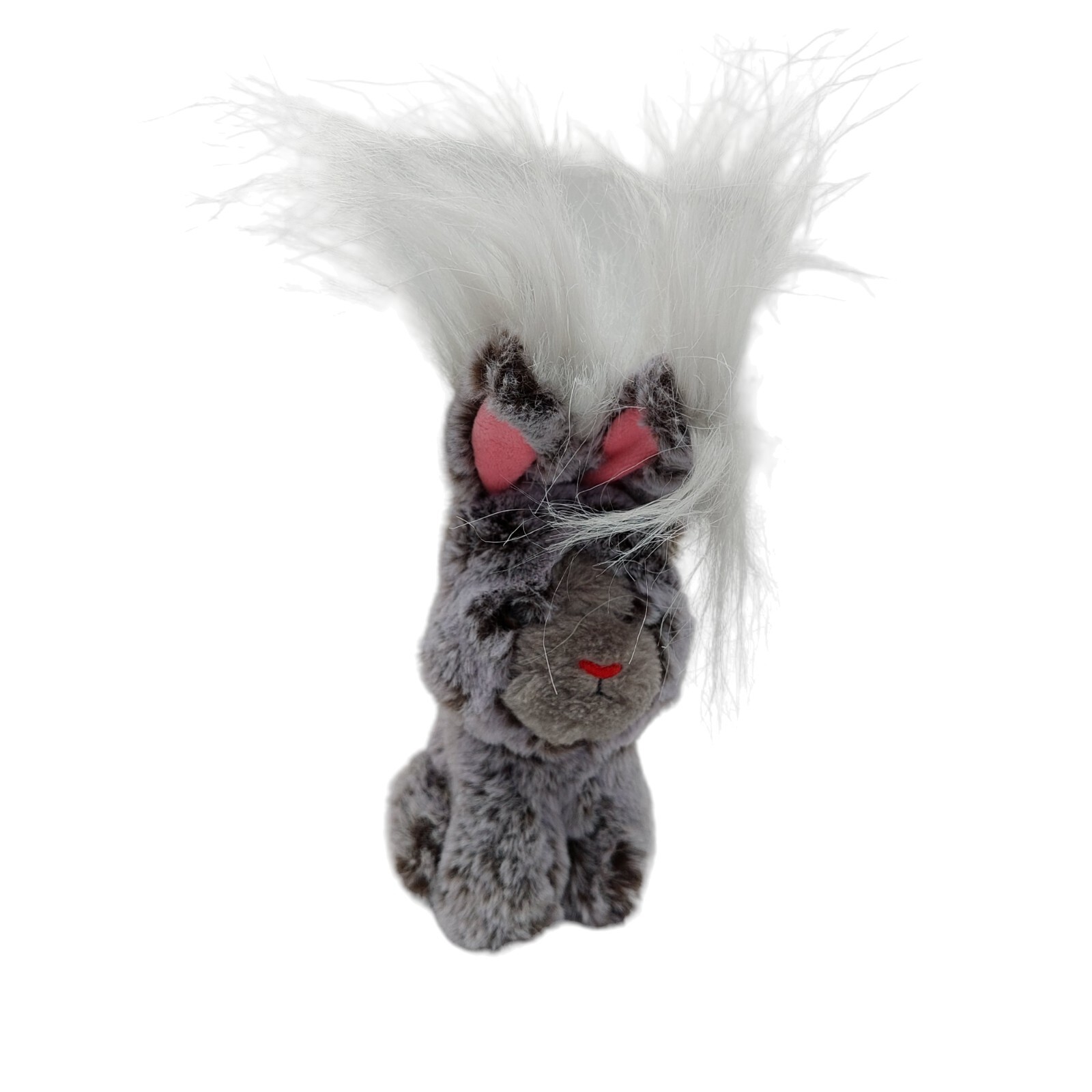 Walmart My Life as Angora Bunny Rabbit 5 inch Plush Stuffed Animal Gray White
