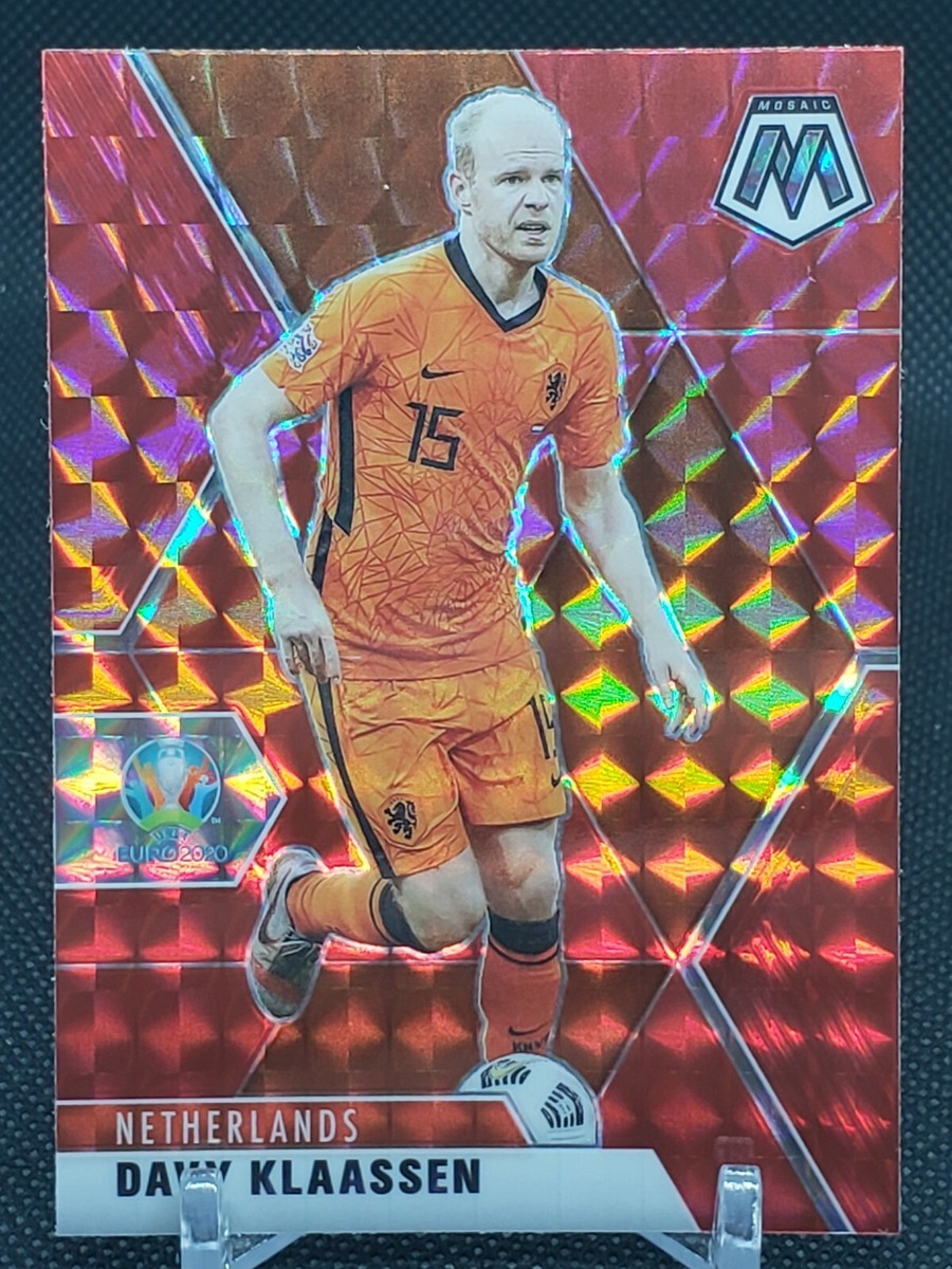 R68,181 - 2020-21 Mosaic UEFA Euro Red Mosaic #146 Davy Klaassen
