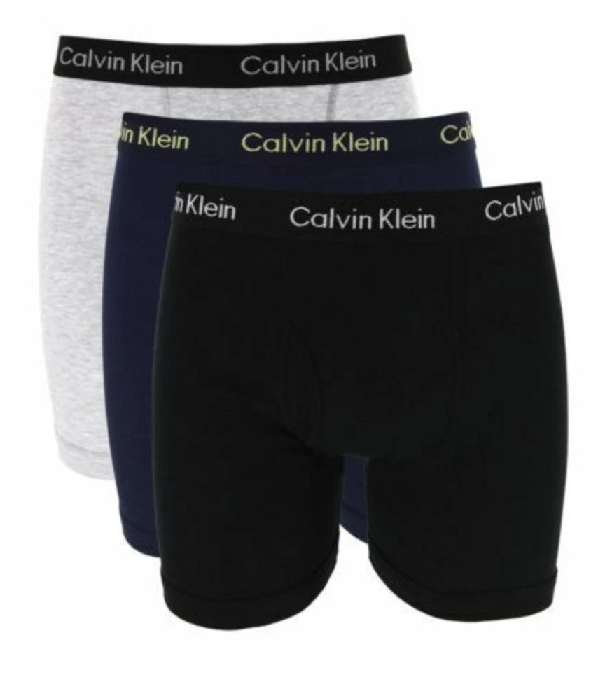 Nuevo en caja paquete de dos boxers para hombre Calvin Klein algodón boxer  100 % algodón