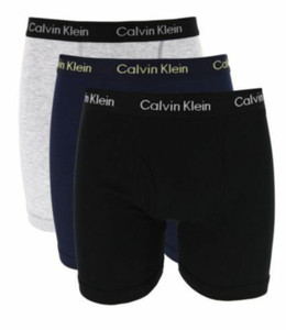 New in Box Two Pack Men's Calvin Klein Cotton Boxer Brief Boxers 100% Cotton - Click1Get2 Offers