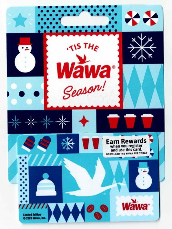 2023 WAWA Gift Card Christmas Holidays - Limited Edition- Collectible