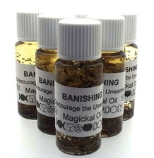 Banishing Magickal Herbal Anointing Incense 10ml Oil