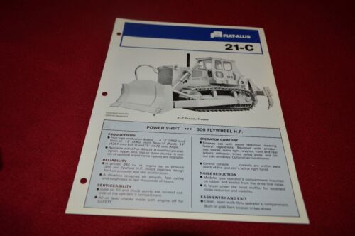 Fiat Allis Chalmers 21-C Crawler Tractor Dozer Dealers Brochure YABE11 vr1 - Picture 1 of 1