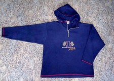 152-158 Fleece Pulli Hoodie Ski Rolli blau MICHAEL SCHUMACHER COLLECTION