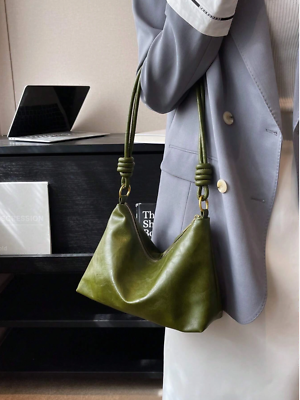 Top Handle For Daily Vintage Soft Crossbody Bag Retro PU Shoulder
