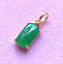 thumbnail 1  - Certified Grade A Jadeite Jade Icy Green Saddle Pendant Translucent Untreated