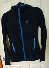 Adidas Climawarm Zip Hoodie Women Dark Blue XS
