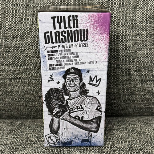 Los Angeles Dodgers Tyler Glasnow SGA 6-1-24 Bobblehead Preorder MLB Baseball - Picture 12 of 16