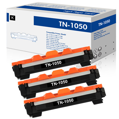 1-3Super-XXL Toner für Brother TN-1050 DCP-1510 DCP1512 MFC-1910W HL-1210W 1110
