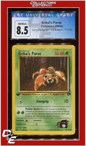 Erika's Paras (1st Edition) graded CGC 8.5 for sale on eBay