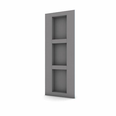 Wedi US3000024 ''Lean'' Performed Waterproof Shower Niche Combo 16 x 42 Inch
