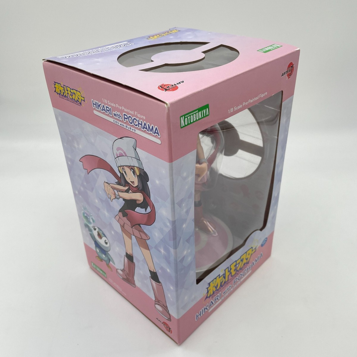 Kotobukiya ポケットモンスター Hikari with Pochama Pokemon Series Hikari with Pochama Piplup 1/8 Figure ARTFX