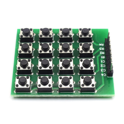 4X4 matrix keyboard in line 16 key MCU expansion keyboard