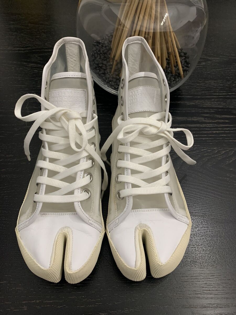Maison Margiela Clear High Cut Tabi Sneaker Size EU 37/U.S Maison Margiela Clear High Cut Tabi Sneaker Size EU 37/U.S
