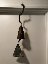 VTG Paolo Soleri Cosanti Arcosanti Brutalist Cast Bronze Wind Bell Chime Artist