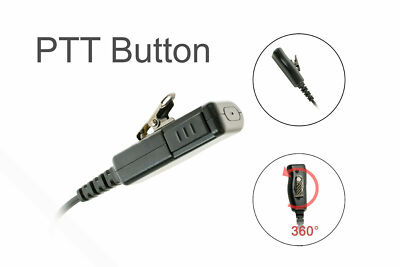 NUOVO PTT Auricolare Girevole Per Motorola RMU2080 RMV CLS1110 CP200 - Foto 3