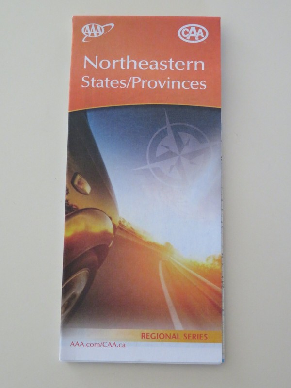 AAA  Northeastern States/Provinces North American Regional Series Map  2019 =