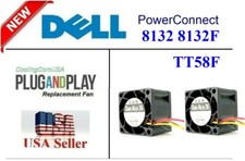 2x New Replacement Fans only for TT58F Dell Networking 8132 8132F Fan Assembly