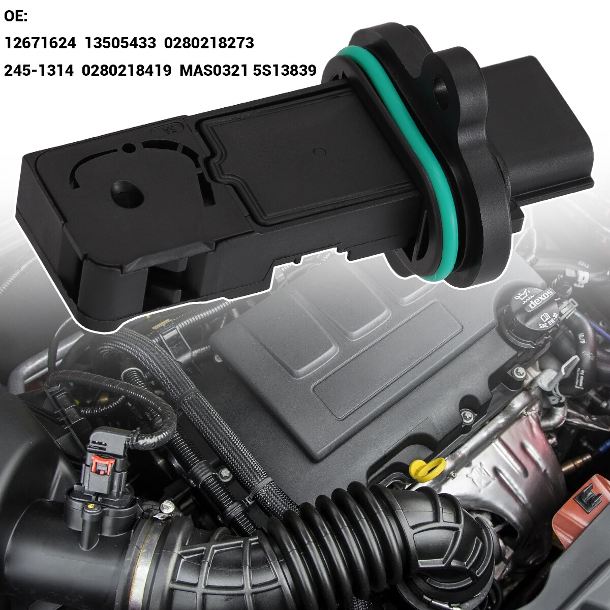 12671624 Mass Air Flow Sensor for 2011-2019 Chevy Cruze LT LTZ
