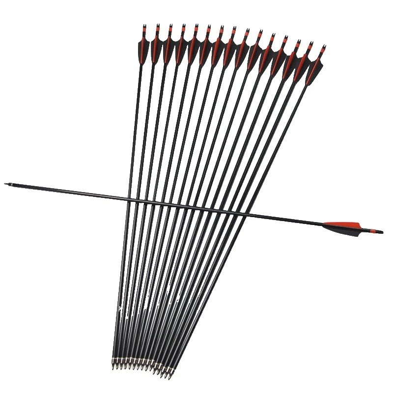 Fiberglass Shaft Complete Arrows for Archery Bow Hunting