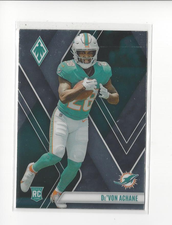 2023 Panini Phoenix #130 De'Von Achane RC Rookie Dolphins