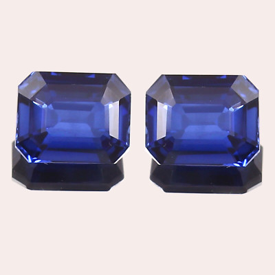 Wunderschönes 10x8 MM Natürlich Ceylon Blau Saphir Lose Strahlender Schnitt