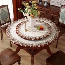 Embroidered Round Table Cloth