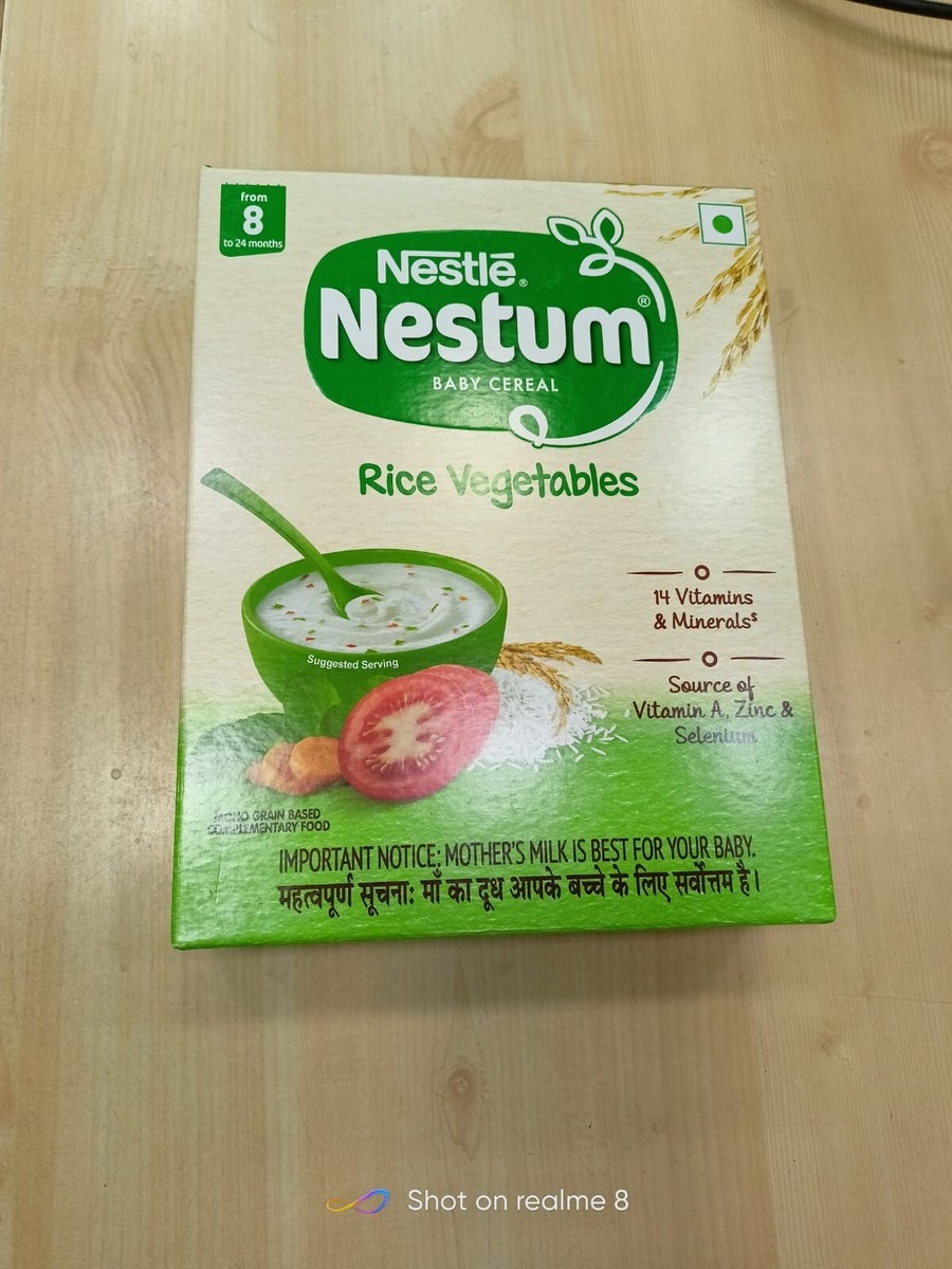 NESTUM Baby Cereal – From to 12 months, Rice veg, 300gr expiry