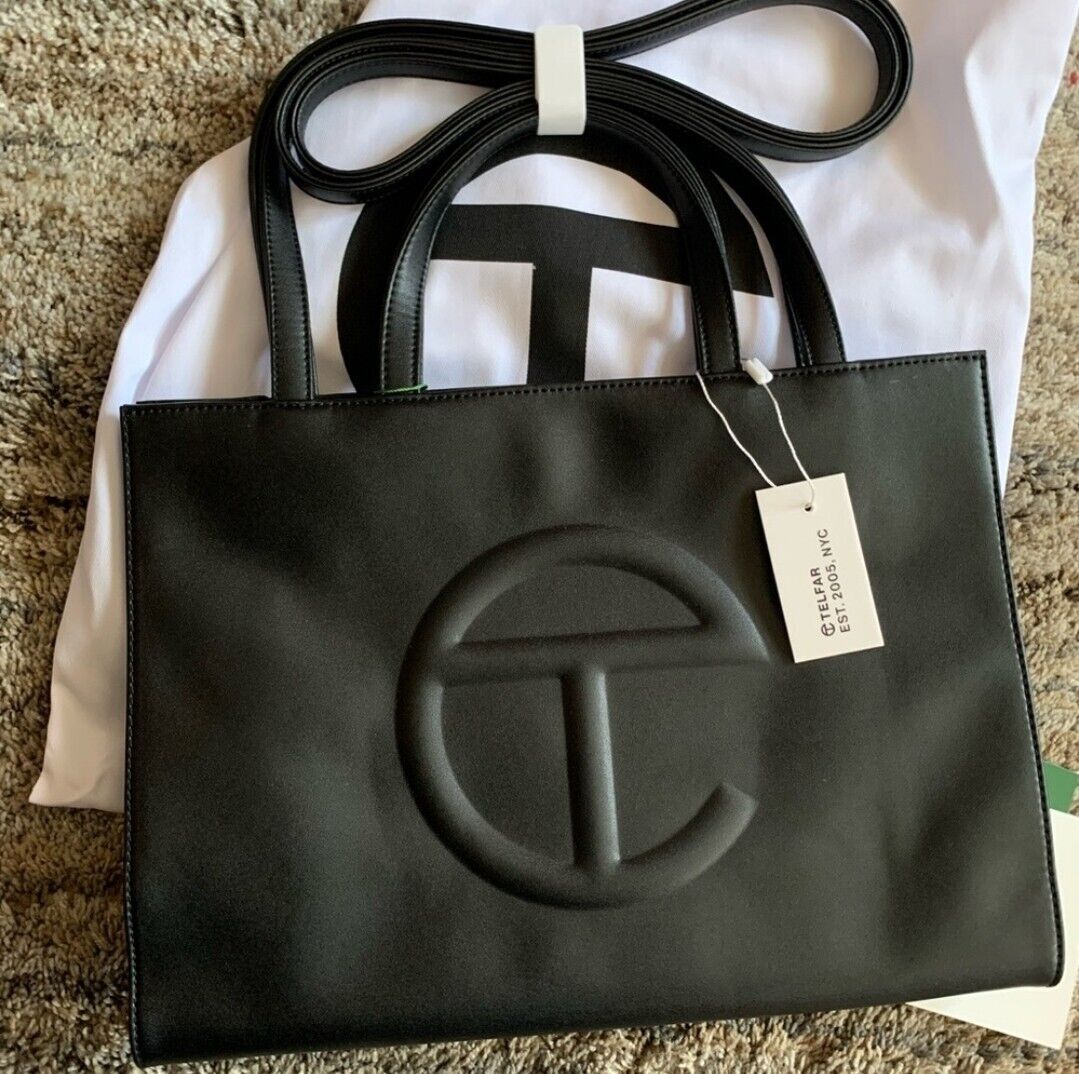 Telfar (Medium) Black Shopping Bag - Brand New with Tags