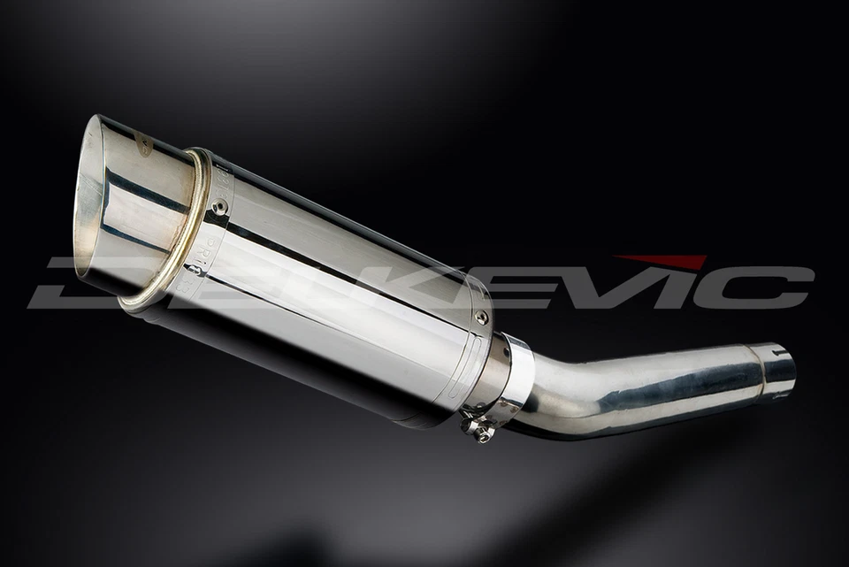 Комплект круглого глушителя из нержавеющей стали Yamaha YZF600R Foxeye 1994-2007 без шнуровки 8 дюймов - Изображение 4 из 4