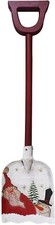 Snow Shovel for Kids Christmas Decoration ,Metal Shovel Wood Handle 23x5"