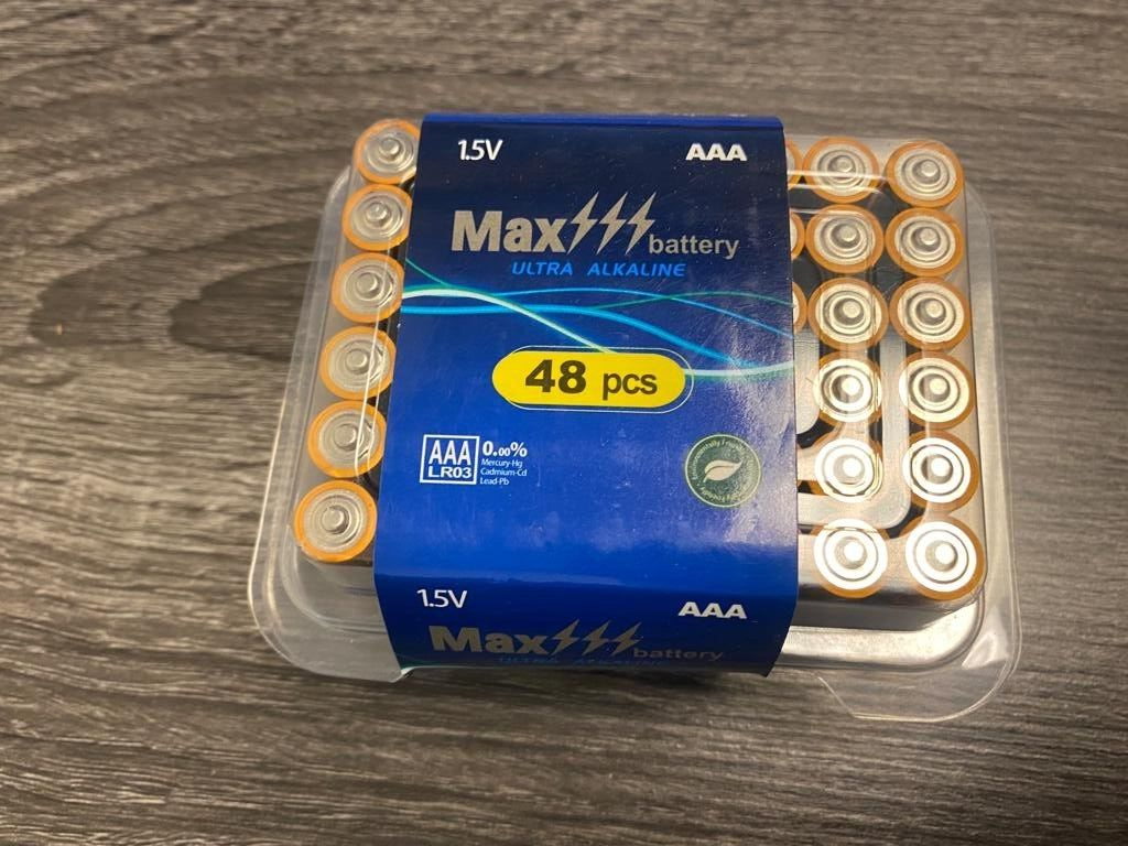 48x AAA Batteries Max Battery Brand, Best By 2026 1.5 Voltage-image