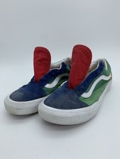 Vans Old Skool Yacht Club Blue Green Yellow Red Unisex Men 5.5 Women 7 Faded