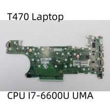 For Lenovo ThinkPad T470 Laptop Motherboard I7-6600U UMA 00UR449 01HW547