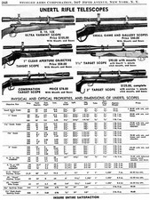 1953 Print Ad of Unertl Telescopes Rifle Scopes Varmint, Target, Small Game
