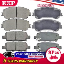 Front Rear Ceramic Brake Pads Kit For Nissan Rogue Sport Qashqai D905 D1737