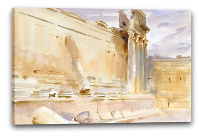 Kunstdruck John Singer Sargent - Tempel des Bacchus, Baalbek
