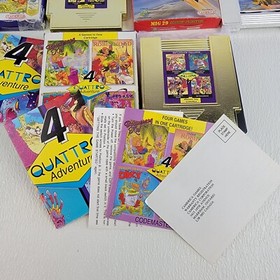 NES Lot of 3 Codemaster Camerica Games 4 Quattro Mig 29 Gold Silver Cart Tested