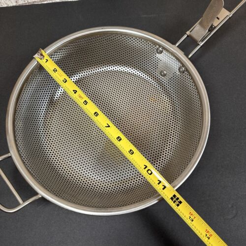 Tecnica Padella da Chef Traforata con Coperchio in Rete per Barbecue. Padella pieghevole Easy Veggie - Foto 11 di 24