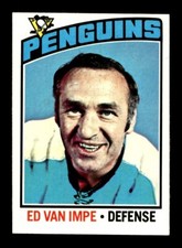1976 77 Topps #157 Ed Van Impe Penguins NEAR MINT *5F