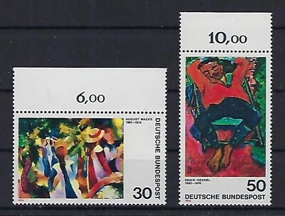 BRD 1974 - Dtsch. Expressionismus (II) - Mi. 816 - 817 ** OR s. Abb. u. Beschr. - Bild 1 von 2