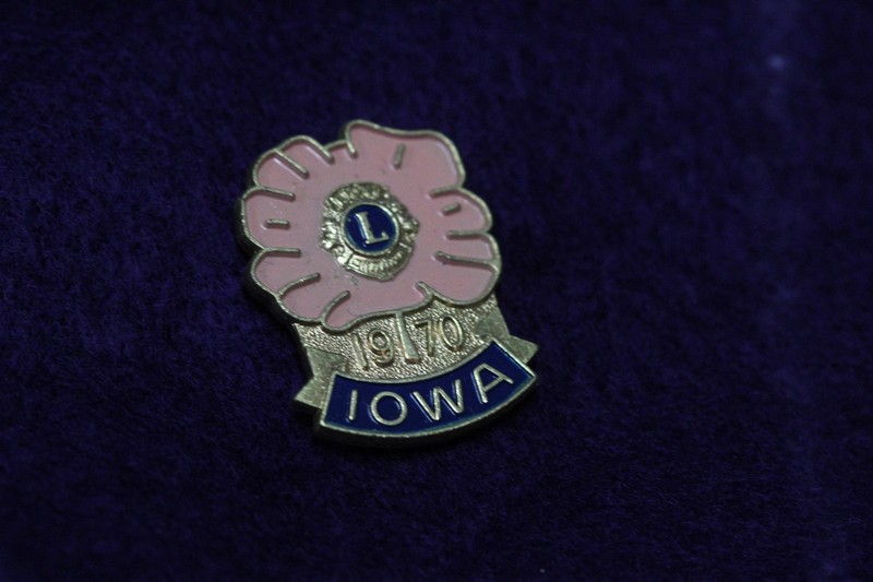  Lions Club Pin IOWA 1970