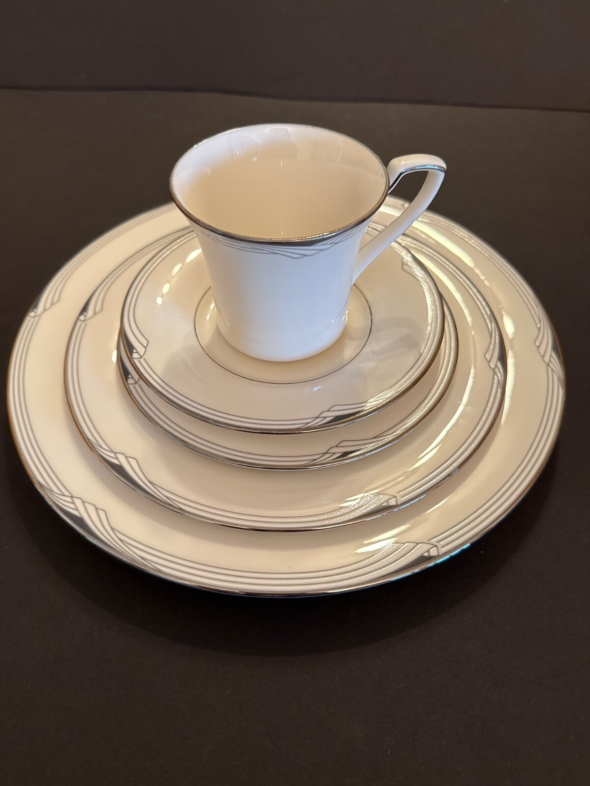 2 Noritake Sterling Cove 5-Piece Place Settings 7720 Fine China Vintage