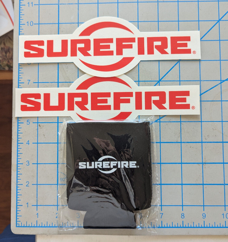 set of 3 Surefire Koozie and 2 stickers Shot Show 2025