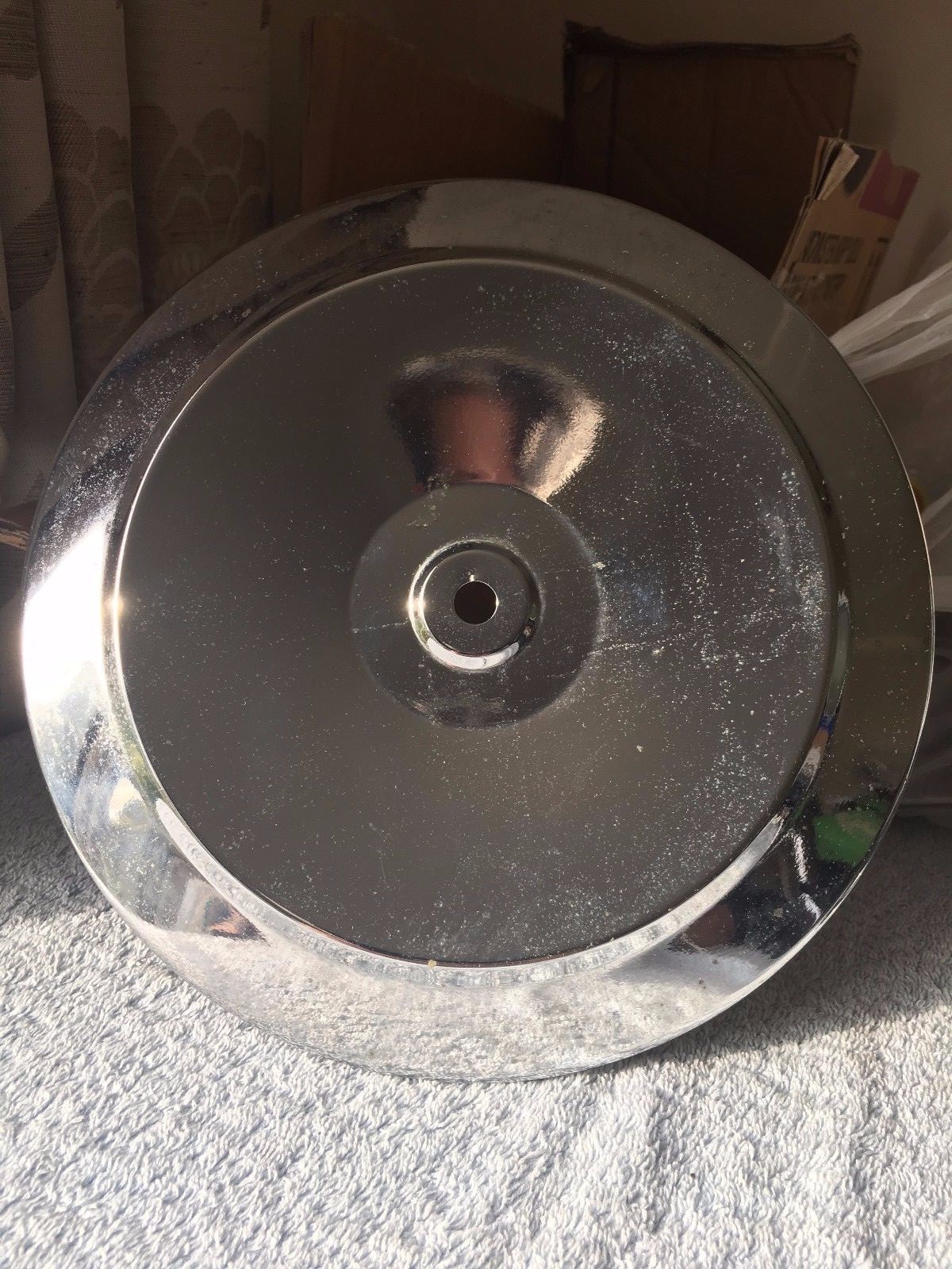 Renault 4 4CV 5 Dauphine Chrome Wheel Trims x3 New Genuine  