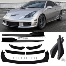 For Toyota Celica 2000-2005 Black Front Lip Bumper Spoiler Diffuser Side Skirt