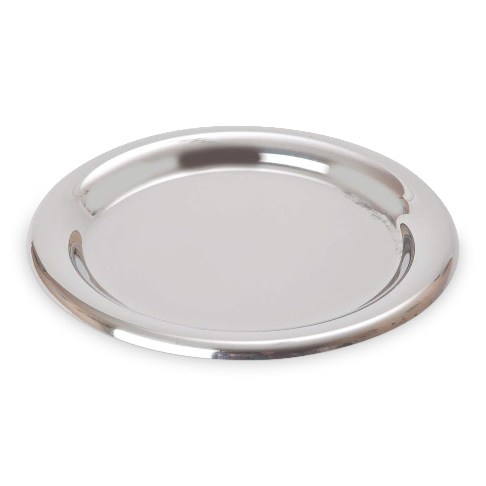 Round Stainless Steel Tip Tray Pack of 10 | Bill Presenter Cash Hotel Restaurant