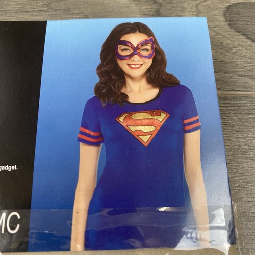 Supergirl DC Comics Short Sleeve Shirt Adult Size S/M Up to Size 8 - Picture 6 of 8