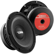 2x DS18 8XL800-8 8" Mid-Range Speakers with 2" Voice Coil - 400 Watts Rms 8-ohm